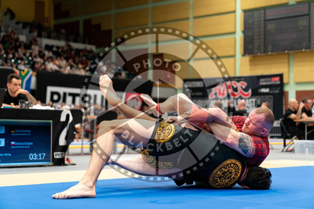 20230916PBB6629 | Fighters compete during the grappling tournement ADCC Trials (European, Middle East and African Championship) in Warsaw, Poland, on September 16, 2023.
