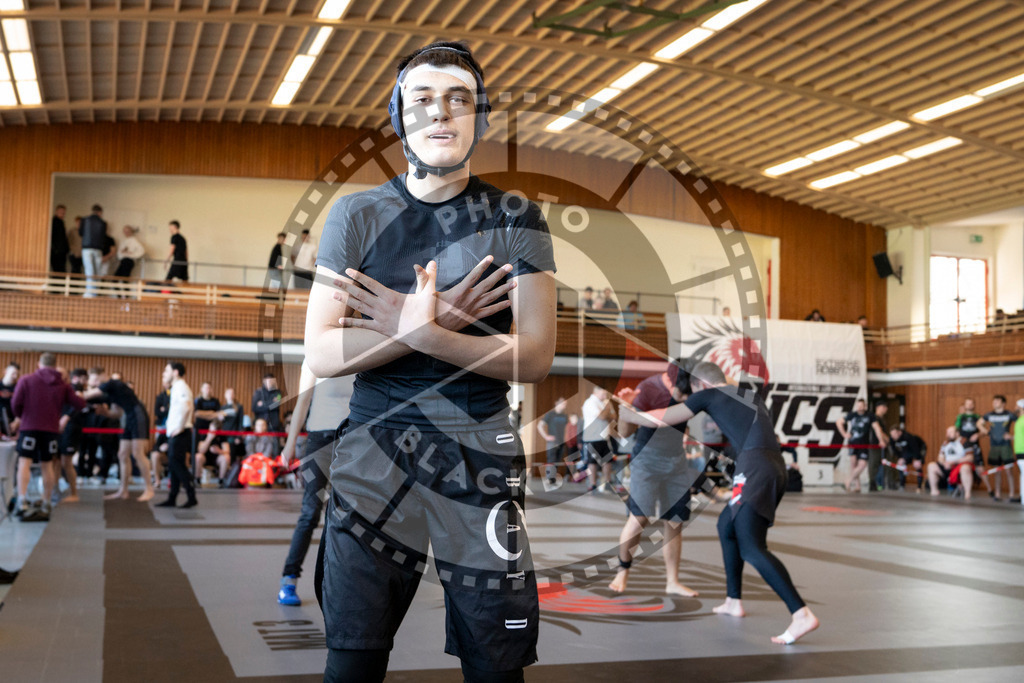 20240309PBB5461 | Fighters compete during the International Luta Livre (ILLCS) Spring Championship in Hannover, Germany, on March 9, 2024.