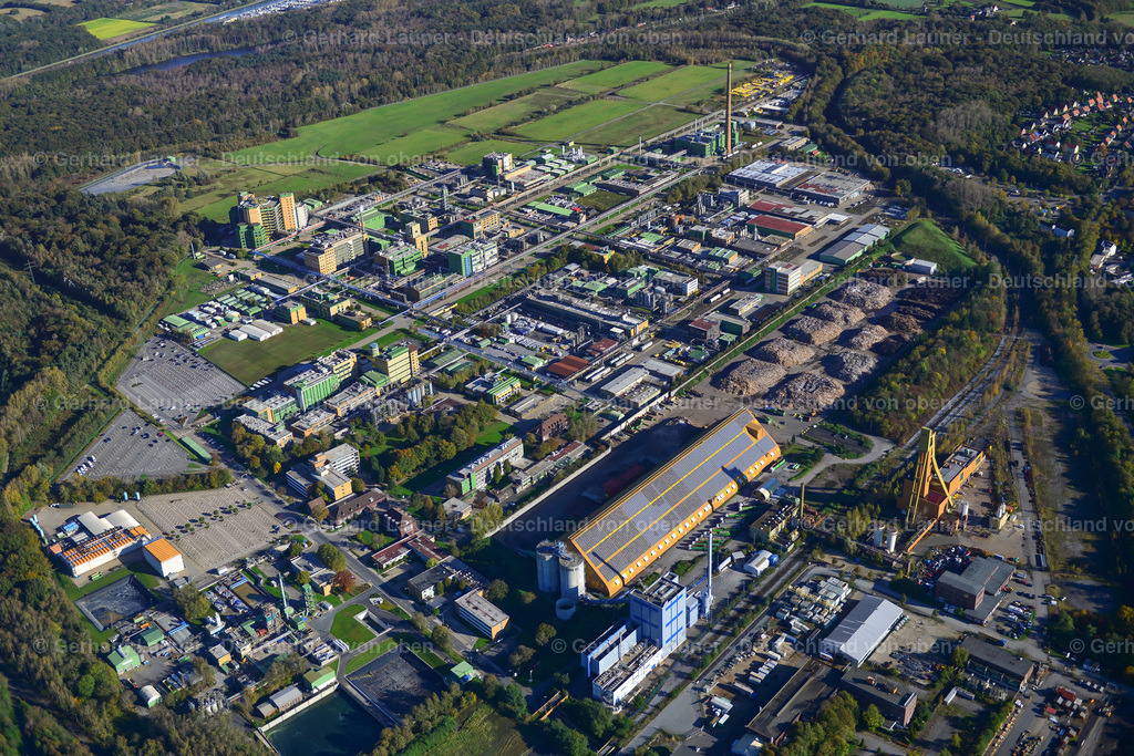 3491406 | Zeche Monopol Schacht Grimberg 1/2 und Bayer AG, Bergkamen