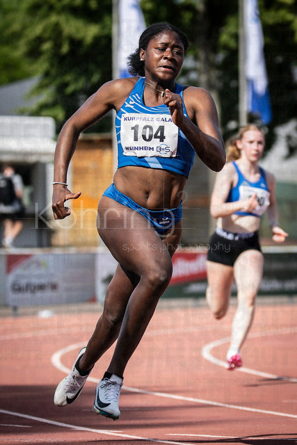 B&amp;S Kurpfalz Gala; Weinheim, 23.05.2026 | WEINHEIM, GERMANY - MAY 24: Silva Sevetlana Da (GER/Tschft. Germersheim) during the B&amp;S Kurpfalz Gala am 23.05.2026 at the  Sepp-Herberger-Stadium in Weinheim (Baden-Wuerttemberg / Germany).