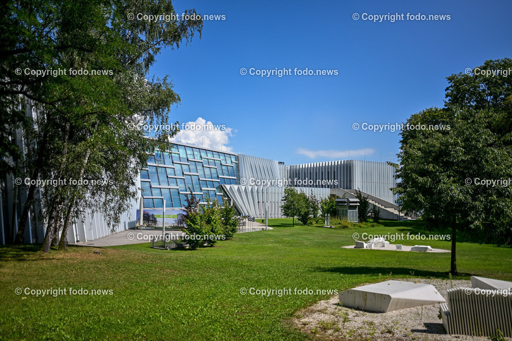 Anton Bruckner Privatuniversitaet Linz_ Bruckneruni_ 23.08.2023-13 | 23.08.2023, Linz, AUT, Anton Bruckner Privatuniversitaet Linz, im Bild Anton Bruckner Privatuniversitaet Linz, Bruckneruni, Gebaeude