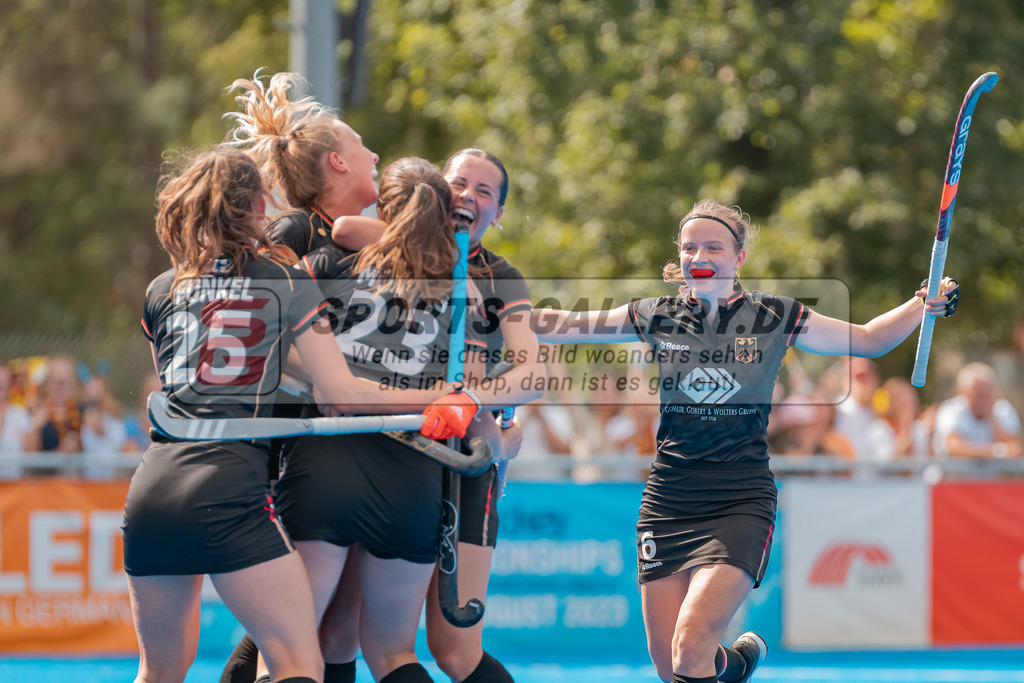 HK_20230715_102708 | Euro Hockey WU18 SF2 Spain vs Germany Championship Girls &amp; Boys am 15.7.2023 CHTC , Krefeld ,