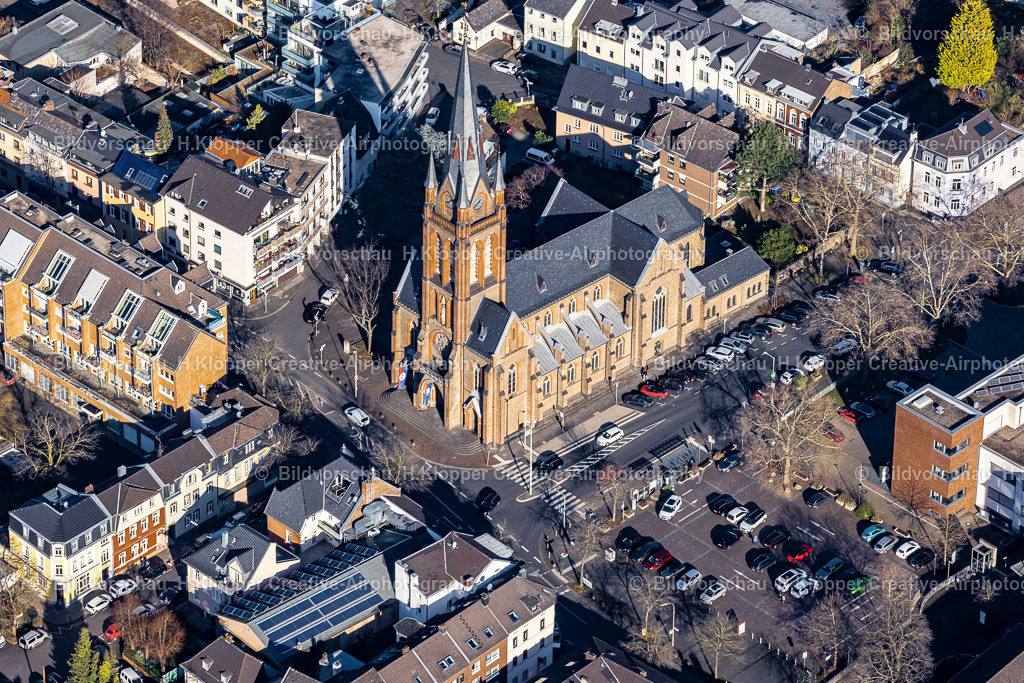Luftbilder Bonn-6938 | Luftbild Kirchengebäude "Katholische Kirche St. Josef" - Realisiert mit Pictrs.com