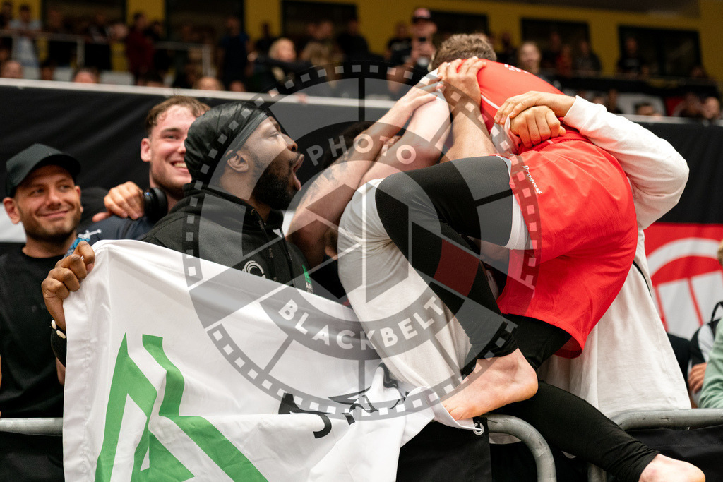 20230916PBB7512 | Fighters compete during the grappling tournement ADCC Trials (European, Middle East and African Championship) in Warsaw, Poland, on September 16, 2023.