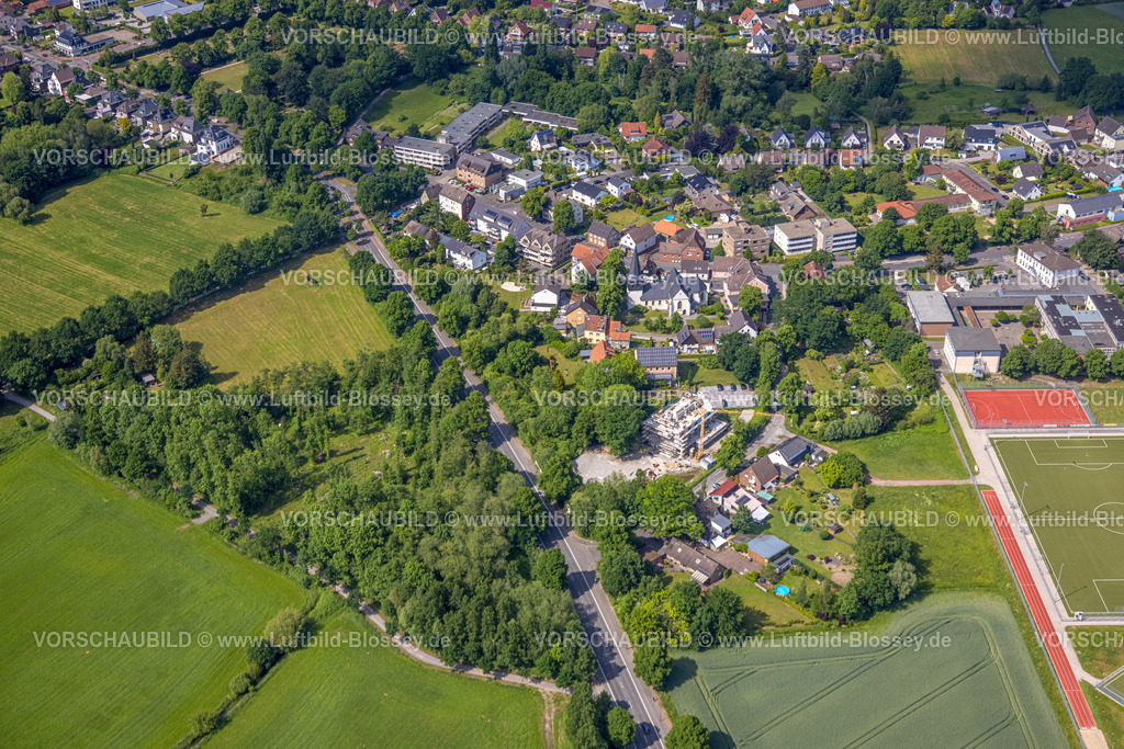 Hamm220504569 | Luftbild, Baustelle und Neubau Soester Straße Ecke Alte Soester Straße, Uentrop, Hamm, Ruhrgebiet, Nordrhein-Westfalen, Deutschland