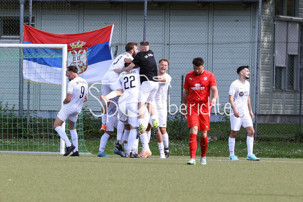 SK Srbija München - TSV 1895 Teisendorf | Jubel nach 4-1