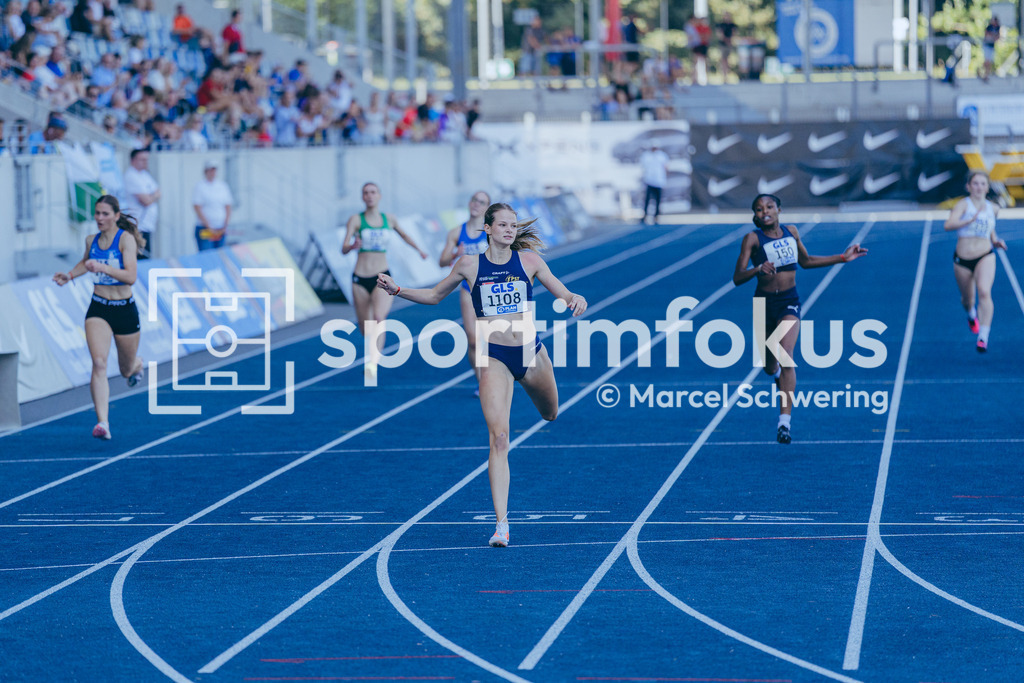 Deutsche Meisterschaften U20 / U16 2026 | Hannah Schwind, Post-Sportverein Trier, 1108, 400-Meter-Lauf, Deutsche Meisterschaften der U20 &amp; U16 2026, Lohrheidestadion Bochum-Wattenscheid, 10.07.2026. Foto: Marcel Schwering / sportimfokus - Realisiert mit Pictrs.com