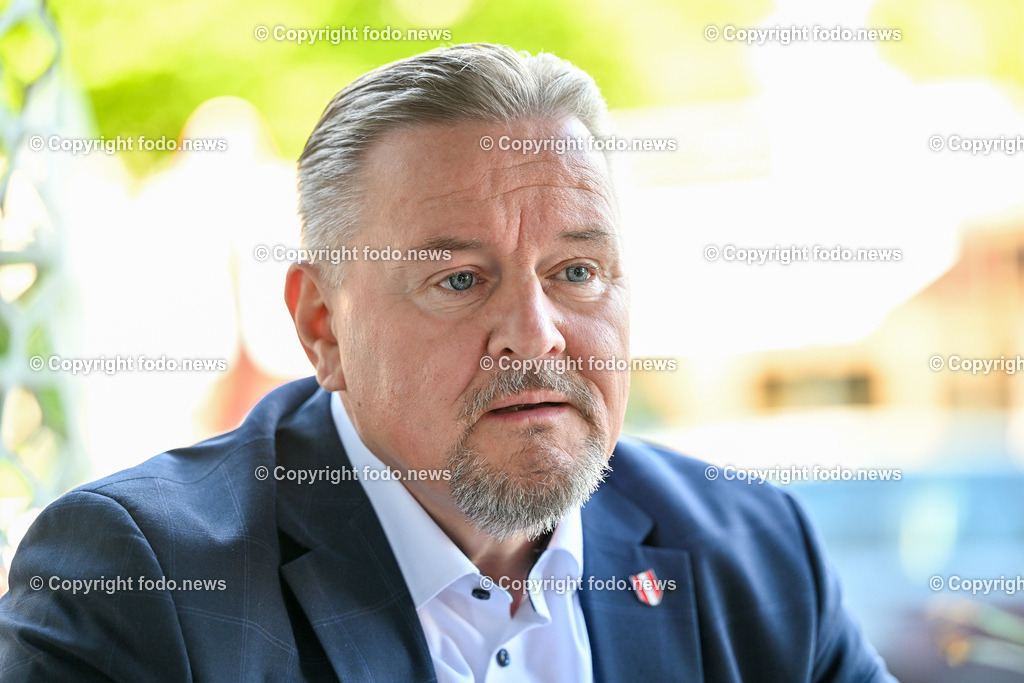 Roman Haider (FP_ Abgeordneter zum Europaeischen Parlament)_ 29.04.2024-19 | 29.04.2024, Linz, AUT, Linz, im Bild Roman Haider (FP, Abgeordneter zum Europaeischen Parlament)