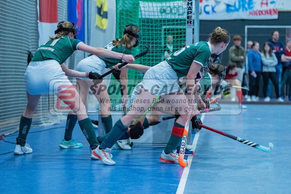 HK_20240303_109175 | Spiel um Platz 3 Deutsche Meisterschaft WU16 am 3.3.2024 Halle DHC, Düsseldorf ,