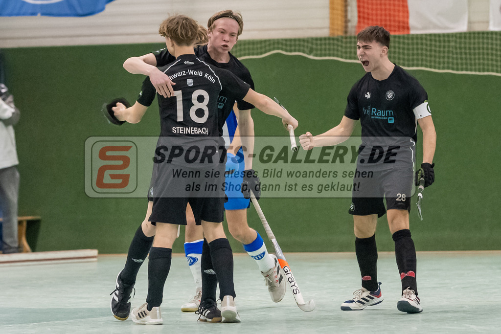 SFE_20230304_0009 | Deutsche Meisterschaft Männliche U16 Halle 2023 am 04.03.2023 in Köln (KTHC Stadion Rot-Weiss Köln Tennis and Hockey Club), Photo: Stephan Fehrmann 2022 (Sports-Gallery)