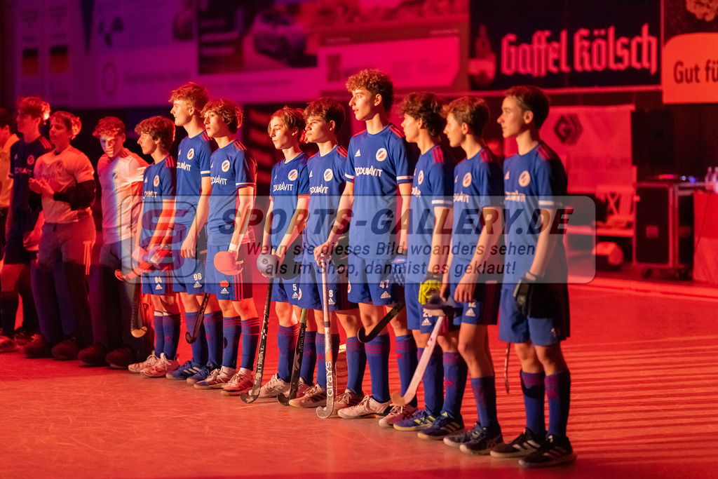 HK_20230305_106266 | Deutsche Meisterschaft MU16 Finale Mannheimer HC - Rot-Weiss Köln / Ehrungen am 5.3.2023 RWK, Köln ,