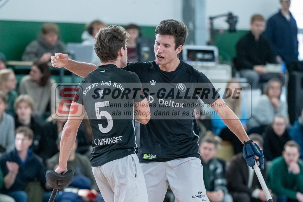 HK_20250202_102282 | 2. Bundesliga Halle Herren Club Raffelberg - Schwarz Weiss Köln am 2.2.2025 Halle am Raffelberg, Duisburg ,