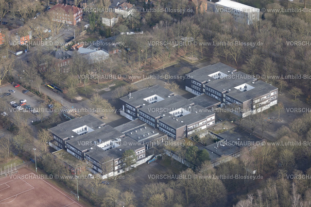 Gelsenkirchen250203072Sued | Luftbild, Gesamtschule Gelsenkirchen Ückendorf, Ückendorf, Gelsenkirchen, Ruhrgebiet, Nordrhein-Westfalen, Deutschland