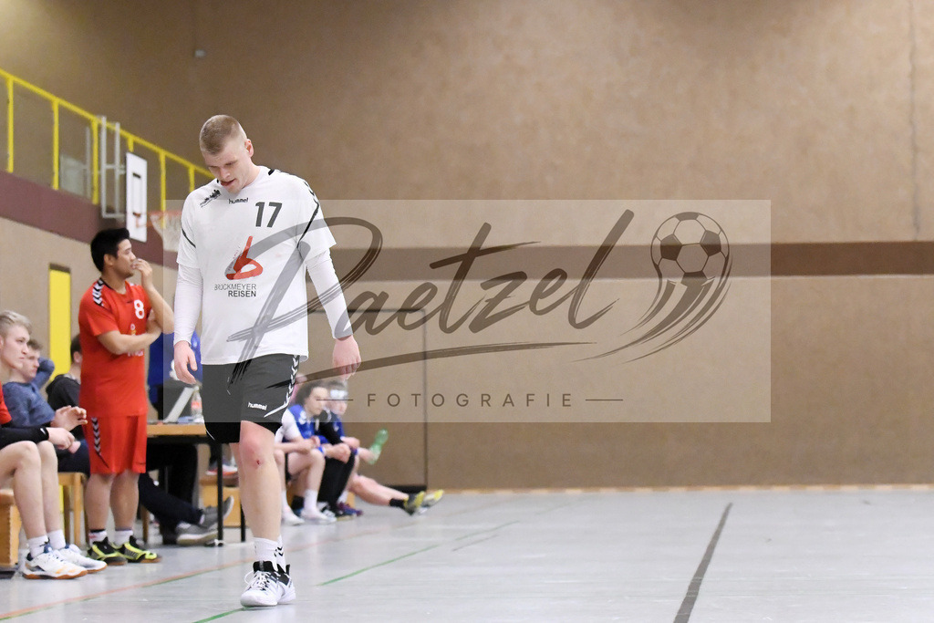 20200125_TEURWD_0066 | Handball, Herren:   beim Spiel der Landesklasse Süd zwischen SG Teuto Handball vs. RW Damme am 25.01.2020 in der Sporthalle-Gellenbeck in Hagen a.T.W., Deutschland.(Foto von Nico Paetzel) - Realisiert mit Pictrs.com
