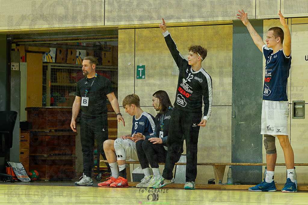 mJB Pokalrunde dt. Meisterschaft, TV Hüttenberg - TSV GWD Minden | mJB Pokalrunde dt. Meisterschaft, TV Hüttenberg - TSV GWD Minden am 15.03.2025 in Münchholzhausen (Sporthalle Münchholzhausen)Photo © 2025 - Jörg Heinrich - Realisiert mit Pictrs.com