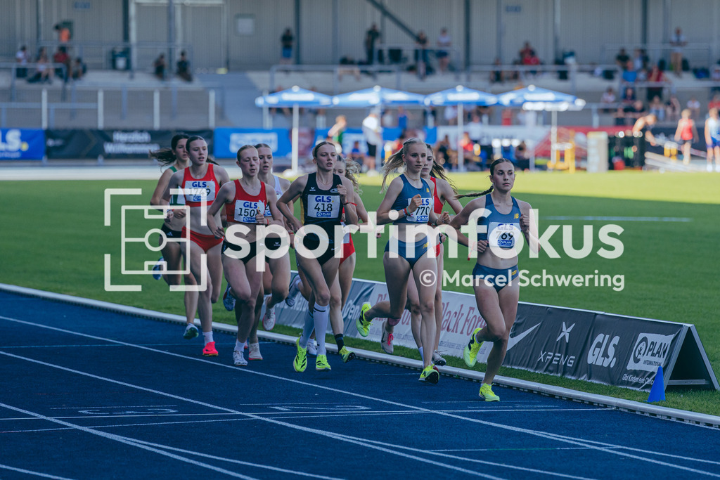 Deutsche Meisterschaften U20 / U16 2026 | 1500-Meter-Lauf, Finale, Deutsche Meisterschaften der U20 &amp; U16 2026, Lohrheidestadion Bochum-Wattenscheid, 11.07.2026. Foto: Marcel Schwering / sportimfokus - Realisiert mit Pictrs.com