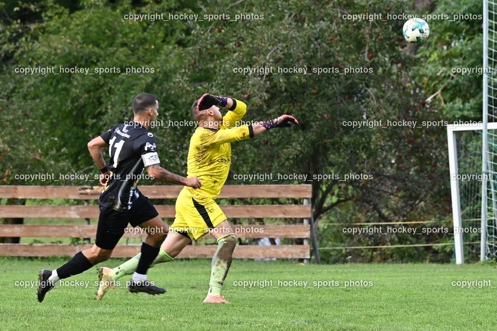 SV Draschitz vs. SC Magdalen 25.9.2022 | #11 Sandro Ebner, #1 Ment Jozef, Tor SC Magdalen