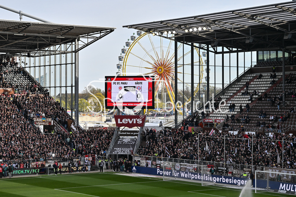 FC St. Pauli - FC Bayern München | ST. PAULI, DEUTSCHLAND - 11. APRIL: Impressionen aus Hamburg vor dem Bundesligamatch zwischen dem FC St. Pauli und dem FC Bayern München am 29. Spieltag im Millerntor Stadion