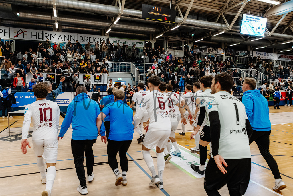 47. Stadtmeisterschaften im Hallenfußball 2025, Endrunde | Stadtmeisterschaften im Hallenfußball 2025, Endrunde, Sporthalle Berg Fidel in Münster. Foto: sportfotografie.ms | Markus Paletta - Realisiert mit Pictrs.com