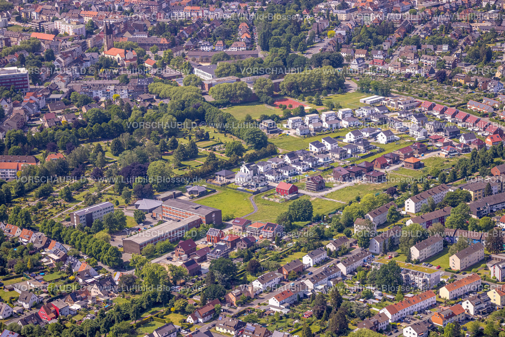 Hamm220504291 | Luftbild, Wohnsiedlung Neubaugebiet Auf dem Beisenkamp, Clementine-Röper-Straße und Johanna-Schwering-Straße, Mitte, Hamm, Ruhrgebiet, Nordrhein-Westfalen, Deutschland