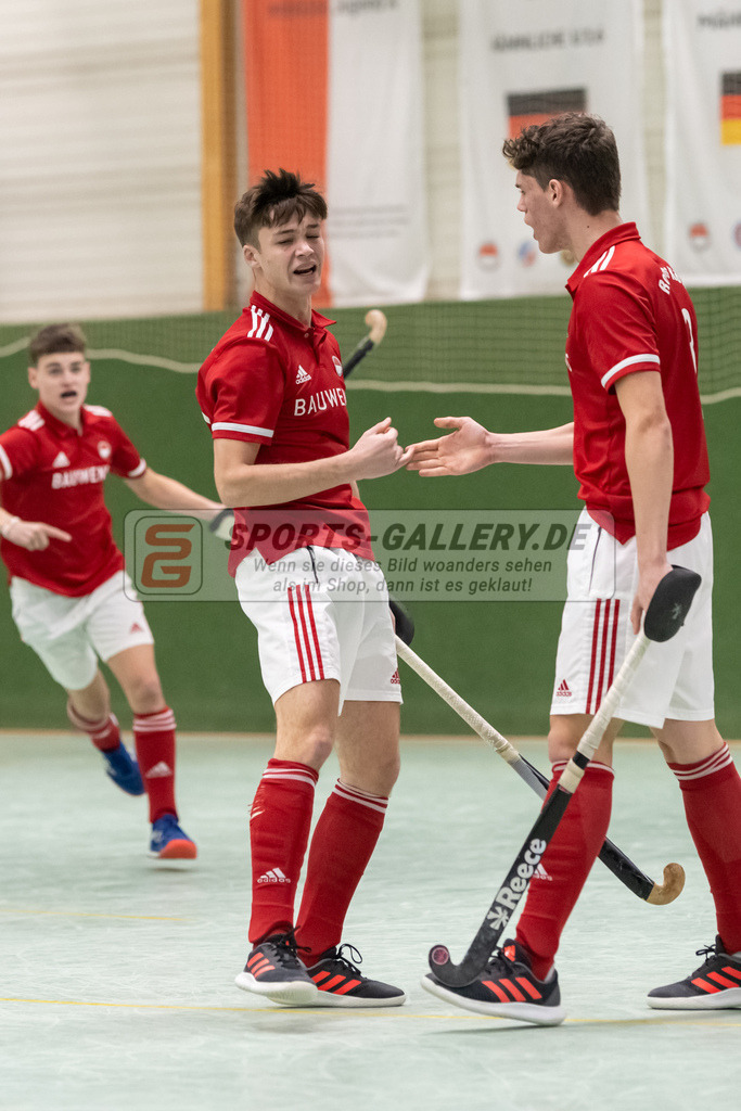 SFE_20230304_0014 | Deutsche Meisterschaft Männliche U16 Halle 2023 am 04.03.2023 in Köln (KTHC Stadion Rot-Weiss Köln Tennis and Hockey Club), Photo: Stephan Fehrmann 2022 (Sports-Gallery)