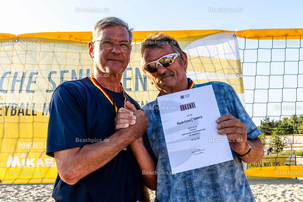 2023-00086551-DSBM-Deutsche-Senioren-Beach-Meisterschaft | Siegerehrung Platzierte DSBM 2023