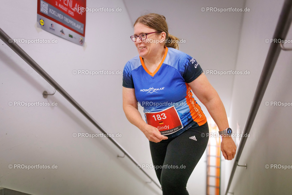 KölnTurm Treppenlauf; Köln, 03.08.2025 | Impressionen vom KölnTurm Treppenlauf am 03.08.2025 in Köln (Nordrhein-Westfalen). 