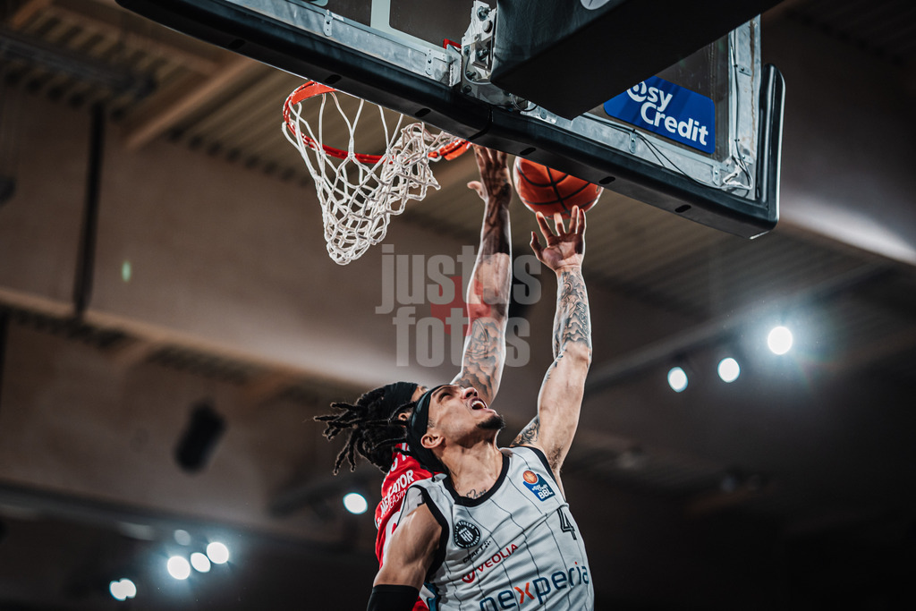 Basketball | Männer | Saison 2024/2025 | easyCredit Basketball Bundesliga | 18. Spieltag | Veolia Towers Hamburg vs. FIT/One Würzburg Baskets | 26.01.2025 | Jaizec Lottie (#4, Veolia Towers Hamburg)