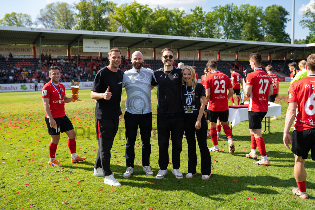 SG Sonnenhof Großaspach vs. SG Barockstadt Fulda-Lehnerz, Fussball, Regionalliga Suedwest, 33. Spieltag, 09.05.2026 | #,SG Sonnenhof Großaspach vs. SG Barockstadt Fulda-Lehnerz, Fussball, Regionalliga Suedwest, 33. Spieltag, 09.05.2026