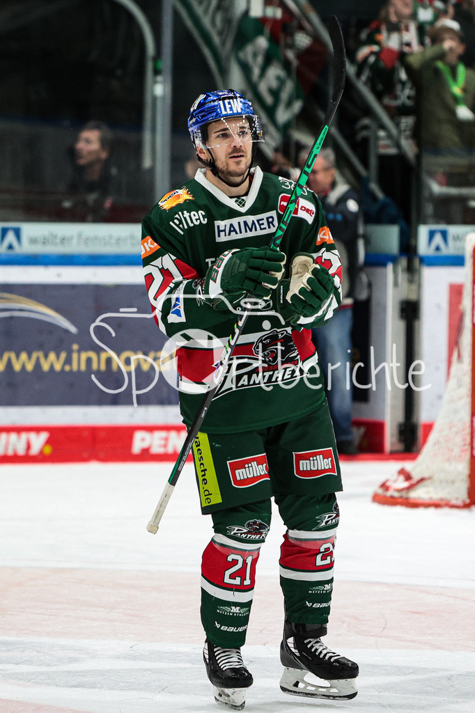 Augsburger Panther - Bietigheim Steelers | David STIELER (AEV #21) erleichtert nach der Partie