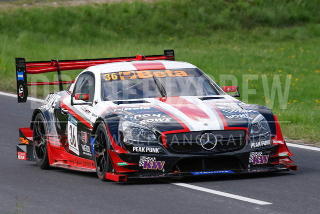 Rechberg Hill Climb 2025 – FIA European Hill Climb Championship | Rechberg Hill Climb 2025, part of the FIA European Hill Climb Championship. High-speed racing action, mountain scenery, atmosphere and pure motorsport passion captured in detail. The image shows Reto Meisel (SUI) Mercedes-Benz SLK 340 Judd V8.          