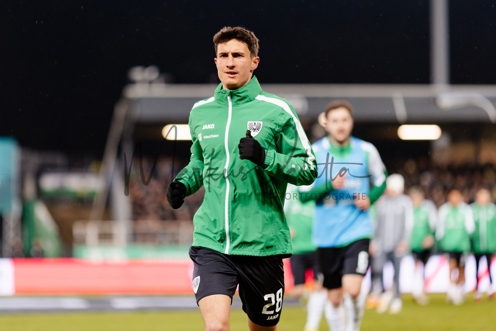 2. Bundesliga, Saison 2025/26, 21. Spieltag: SC Preußen Münster - VfL Bochum | Münster, 06.02.2026: 2. Bundesliga, 21. Spieltag, SC Preußen Münster gegen VfL Bochum im LVM-Preußenstadion in Münster. Foto: sportfotografie.ms | Markus Paletta - Realisiert mit Pictrs.com