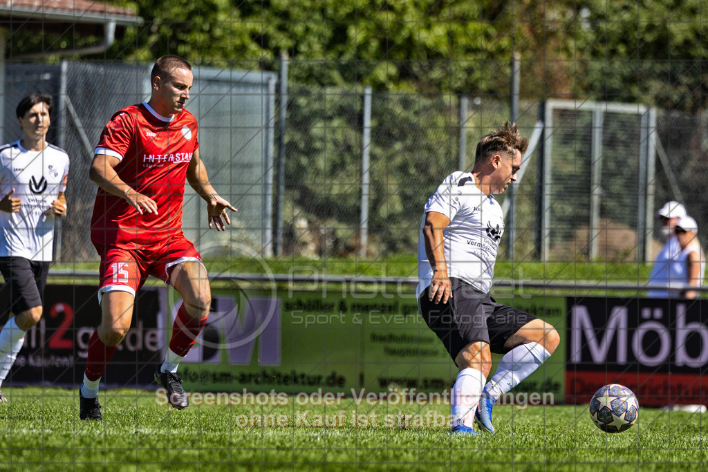 20260906_131358_0098-Bearbeitet_(c)_by_PhotoPeet | #,1.FC Donzdorf II (rot) vs. SGM Jebenhausen-Bezgenriet (weiß), Fußball, Kreisliga A3 - Bezirk Neckar/Fils, 02. Spieltag, Saison 2026/2027, Rasenplatz Lautertal Stadion, Süßener Straße 16, 73072 Donzdorf, 06.09.2026 - 13:00 Uhr,Foto: PhotoPeet / Sport- &amp; Eventfotografie / Peter Harich