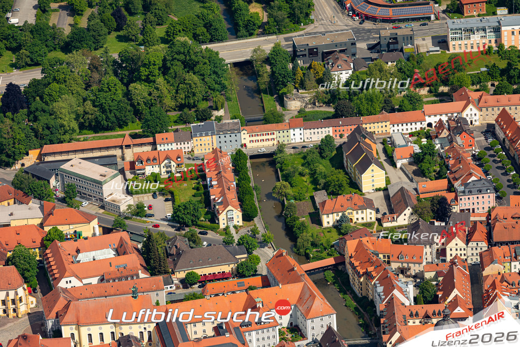 Die Luftaufnahme Altstadt - Amberg wurde 2022 vom Flugzeug aus (keine Drohne) erstellt. Hohe Auflösung -für große Poster und Wandbilder geeignet - Garantiert!