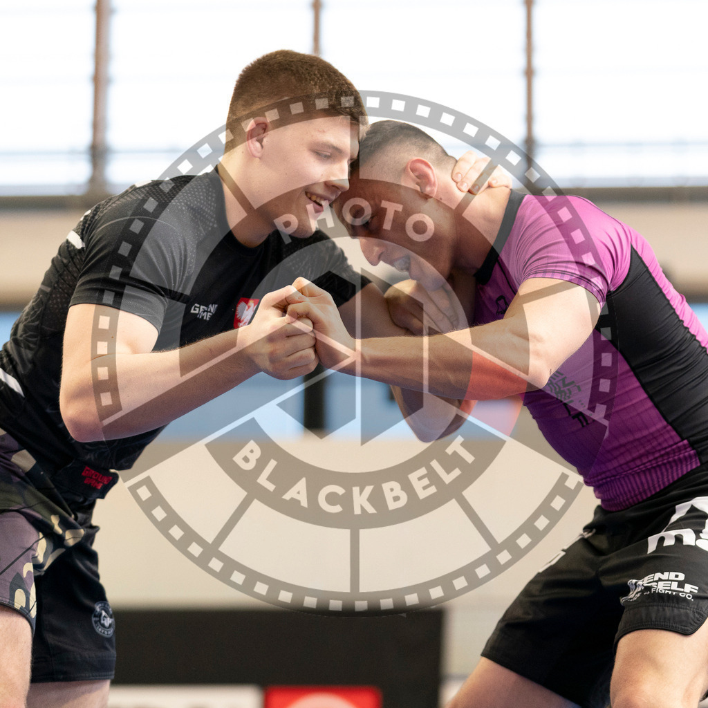 20240316PBB0838 | Athletes compete during the ADCC Eastern European Open grappling Competition in Poznan, Poland, on March 16, 2024.