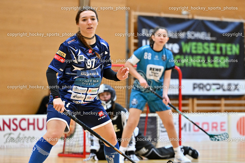 VSV Unihockey Damen vs. FCB München | #97 Bettina Wildmann VSV Unihockey, VSV Unihockey Damen vs. FCB München, VSV Unihockey Damen vs. FCB München am 24.01.2026 in Villach (Ballspielhalle St. Martin), Austria, (Photo by Bernd Stefan)