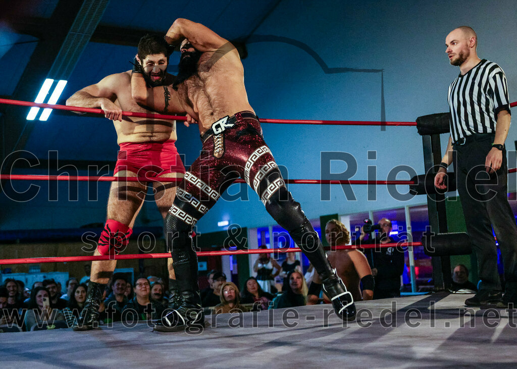 2023-11-11_104_Erding_Wrestlingshow | Erding, Deutschland, 11.11.2023:
Wrestling, Saison 2023, EWS Wrestling ERDING

Foto: Christian Riedel / fotografie-riedel.net