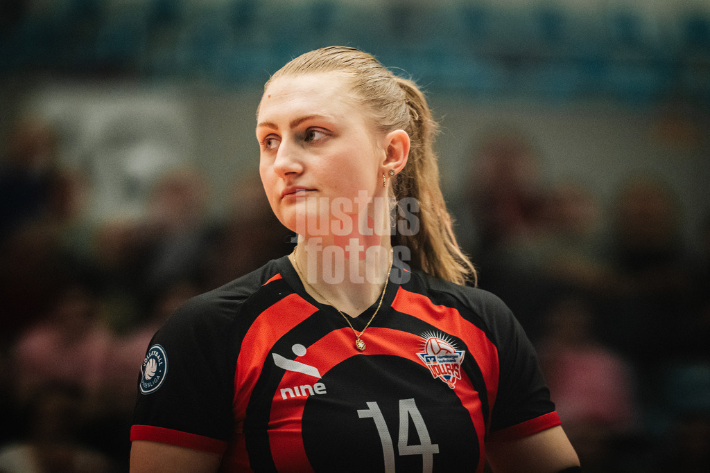 Volleyball | Frauen | Saison 2025/2026 | Volleyball Bundesliga | ETV Hamburger Volksbank Volleys vs. VC Wiesbaden | 14.03.2026 | Fiona Dittmann (#14, ETV Hamburger Volksbank Volleys)
