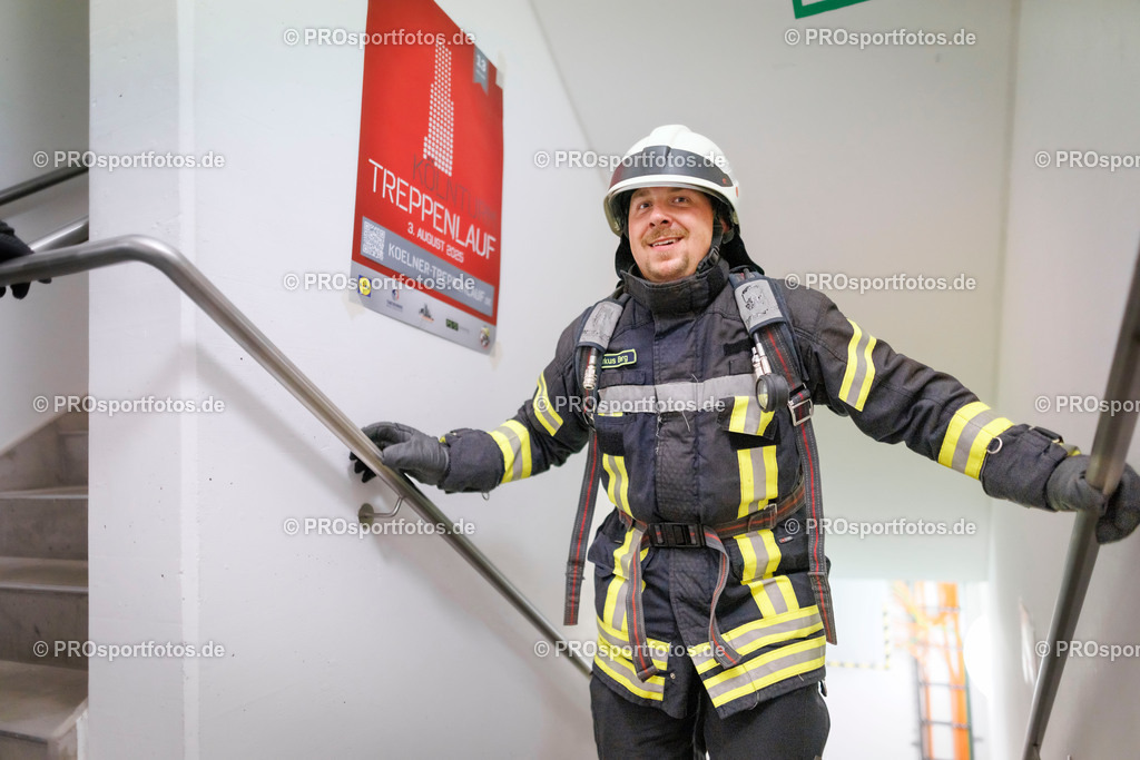 KölnTurm Treppenlauf; Köln, 03.08.2025 | Impressionen vom KölnTurm Treppenlauf am 03.08.2025 in Köln (Nordrhein-Westfalen). 