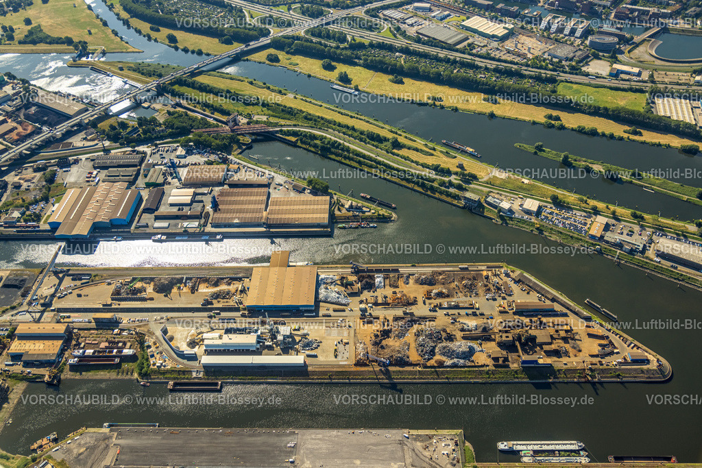 Duisburg230706419 | Luftbild, Duisburger Hafen, Schrottinsel, Ruhrort, Duisburg, Ruhrgebiet, Nordrhein-Westfalen, Deutschland