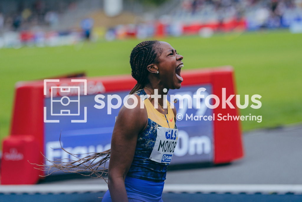 Deutsche Meisterschaften der Frauen und Männer 2026 | Judith Bilepo Mokobe, USC Mainz, 200-Meter-Lauf, Finale, Deutsche Meisterschaften der Frauen und Männer 2026, Lohrheidestadion Bochum-Wattenscheid, 26.07.2026. Foto: Marcel Schwering / sportimfokus - Realisiert mit Pictrs.com
