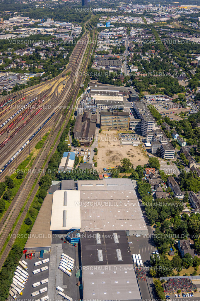 Oberhausen230705052 | Luftbild, Quartier231 am Güterbhahnhof, Lirich, Oberhausen, Ruhrgebiet, Nordrhein-Westfalen, Deutschland