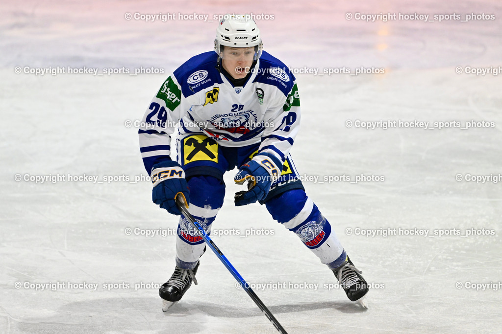 ESC SPARKASSE STEINDORF vs. UECR Huben  | #29 Bstieler Raphael UECR EISBÄREN HUBEN, ESC SPARKASSE STEINDORF vs. UECR Huben , ESC SPARKASSE STEINDORF vs. UECR Huben  am 06.02.2026 in Steindorf (Ossiachersee Halle), Austria, (Photo by Bernd Stefan)