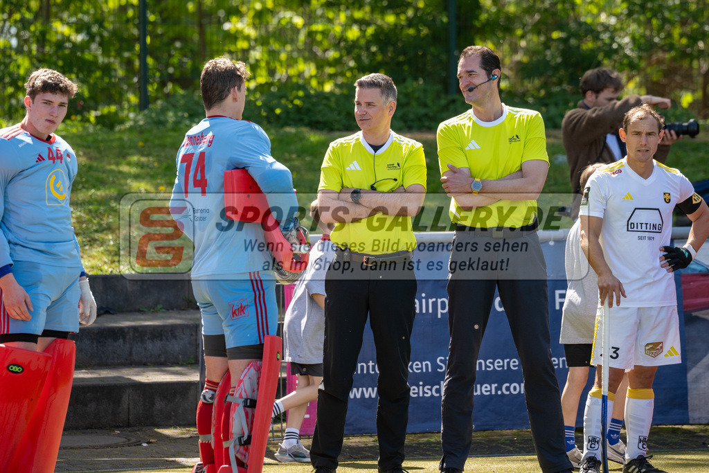 SFE_20250412_0020 | Köln, Deutschland, 12.04.2025:  Hockey 1. Bundesliga Herren Rot-Weiss Köln - Harvestehuder THC im KTHC Stadion Rot-Weiss Köln Tennis and Hockey Club am 12.04.2025 in Köln, Deutschland. (Foto von Stephan Fehrmann)Köln, Germany, 12.04.2025: Hockey 1. Bundesliga Herren Rot-Weiss Köln - Harvestehuder THC in KTHC Stadion Rot-Weiss Köln Tennis and Hockey Club at 12.04.2025 in Köln, Deutschland. (Foto from Stephan Fehrmann)