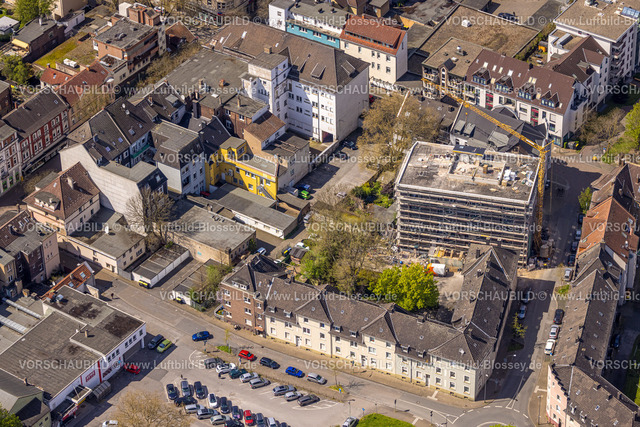 Herne230403413West | Luftbild, Hochbunker Abriss Hülshoffstraße, Wanne, Herne, Ruhrgebiet, Nordrhein-Westfalen, Deutschland