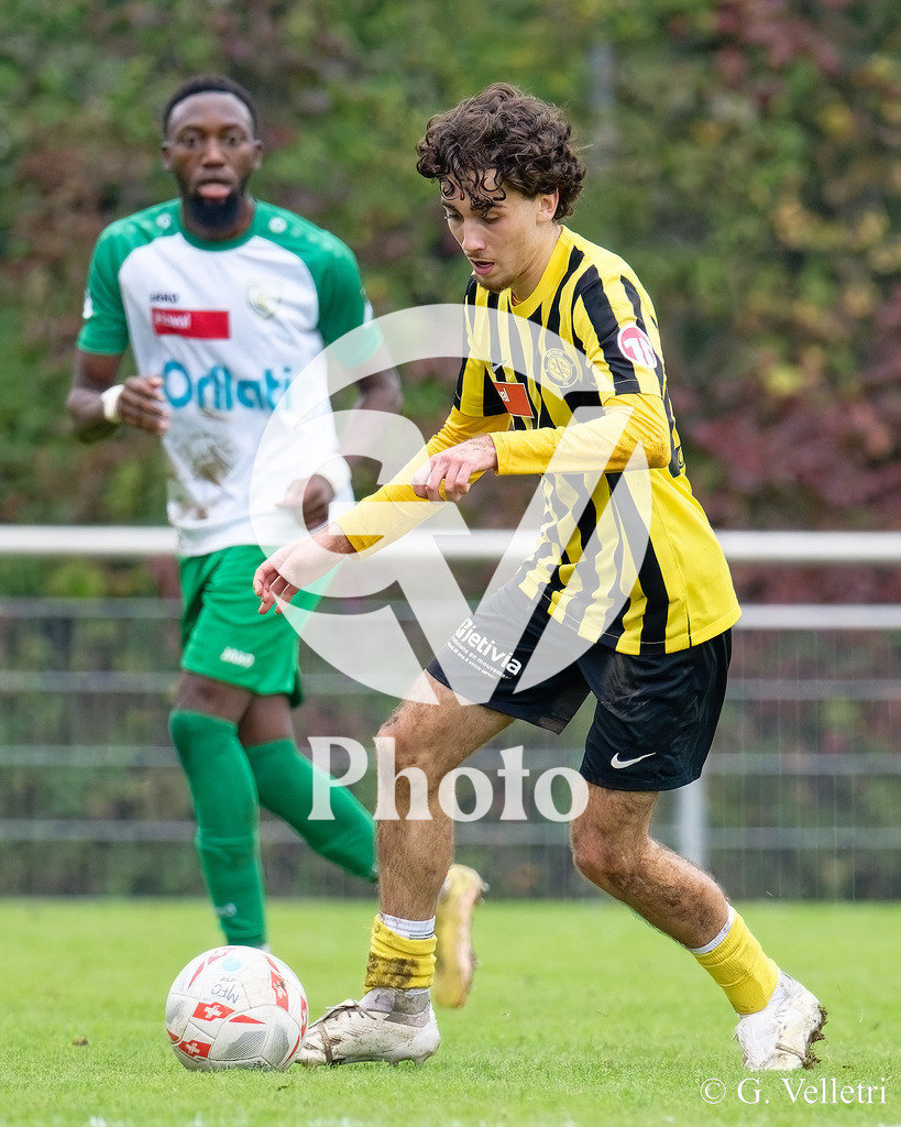 1ère ligue - Meyrin FC - FC Echallens | durant le match de 1ère ligue entre Meyrin FC et FC Echallens au Stade des arbères à Meyrin, Suisse