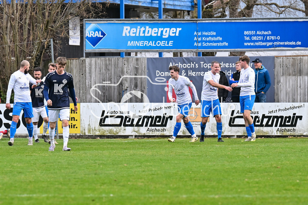 BC Aichach - SpVgg Joshofen-Bergheim | Jubel nach 0-1
