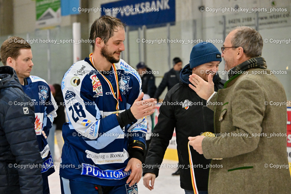 ESC Steindorf vs. EHC Althofen 8.3.2024 | ESC Steindorf vs. EHC Althofen 8.3.2024, ESC Steindorf vs. EHC Althofen Meisterfeier am 08.03.2024 in Steindorf (Ossiachersee Halle), Austria, (Photo by Bernd Stefan)