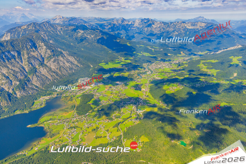 Luftbild Vs Google Maps  Untersee  Bad Goisern am Hallstättersee -Das Luftbild wurde 2025 vom UL-Flugzeug heraus erstellt ( keine Drohne ) - Hochauflösende Luftaufnahme -Nicht vergleichbar mit Google Maps oder Satelittenbilder- Die Geschenkidee !Mit Lizenz und Bildrechte bestellbar