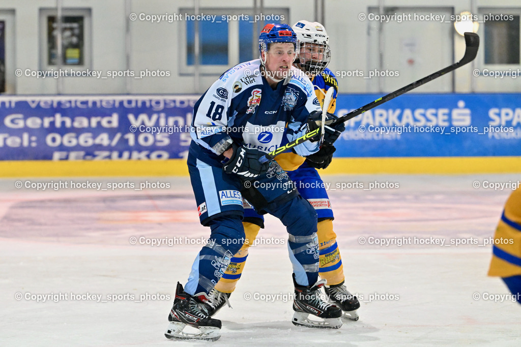 ESC Steindorf vs. EHC Althofen | #18 Pewal Martin ESC Steindorf, ESC Steindorf vs. EHC Althofen, ESC Steindorf vs. EHC Alhofen am 03.03.2024 in Steindorf (Ossiachersee Halle), Austria, (Photo by Bernd Stefan)